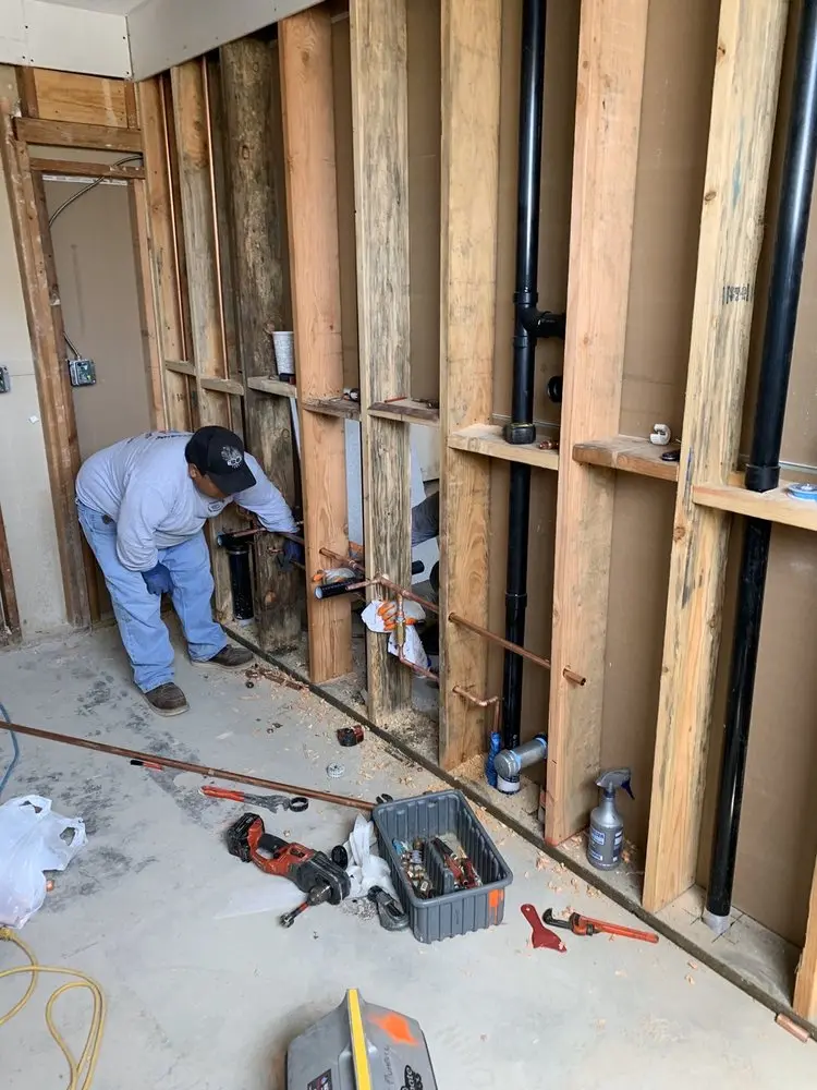 Commercial rough-in plumbing for Gas Line Repair in East Bay Park